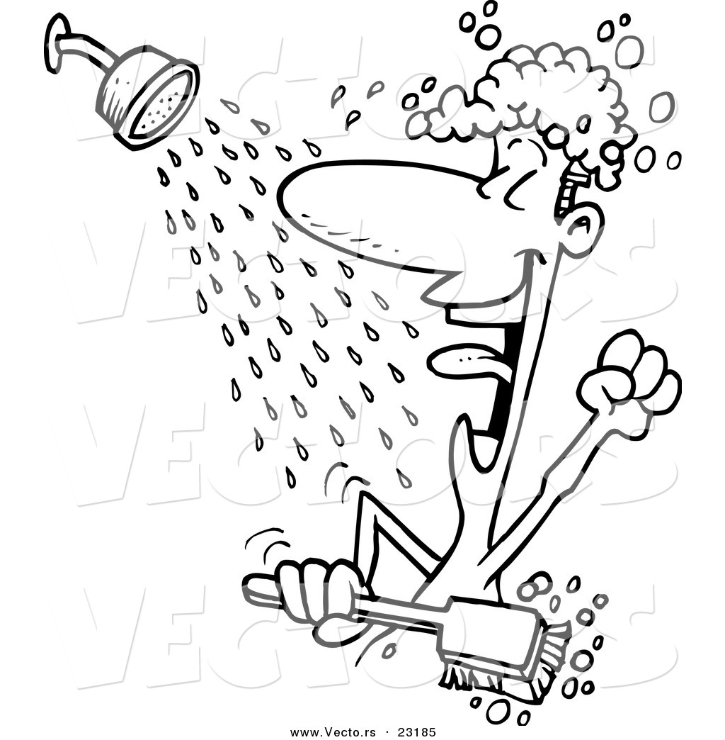 Station . Showering clipart mandi