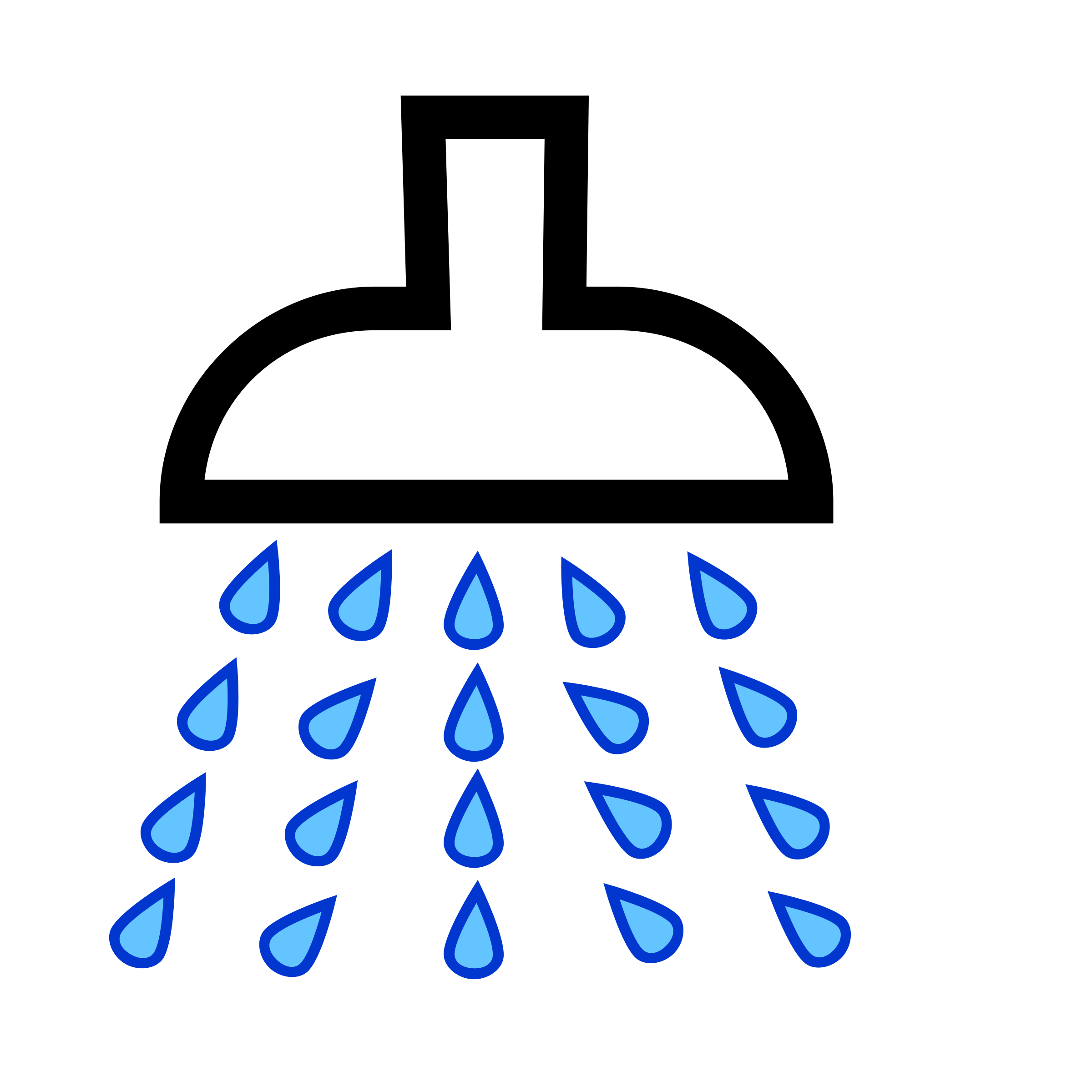 showering clipart shower water