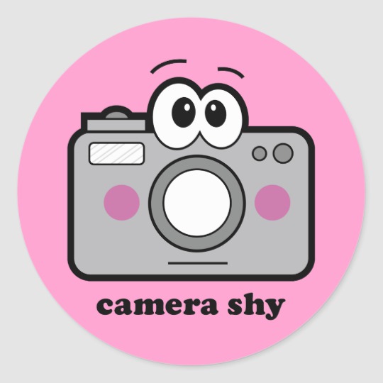 shy clipart camera shy