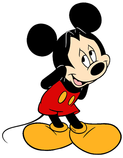 Disney mickey clip art. Shy clipart mouse