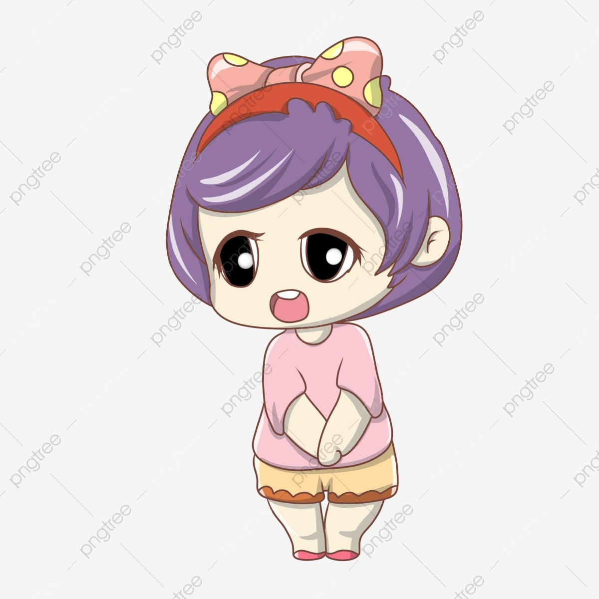 Shy clipart pink girl, Shy pink girl Transparent FREE for download on ...