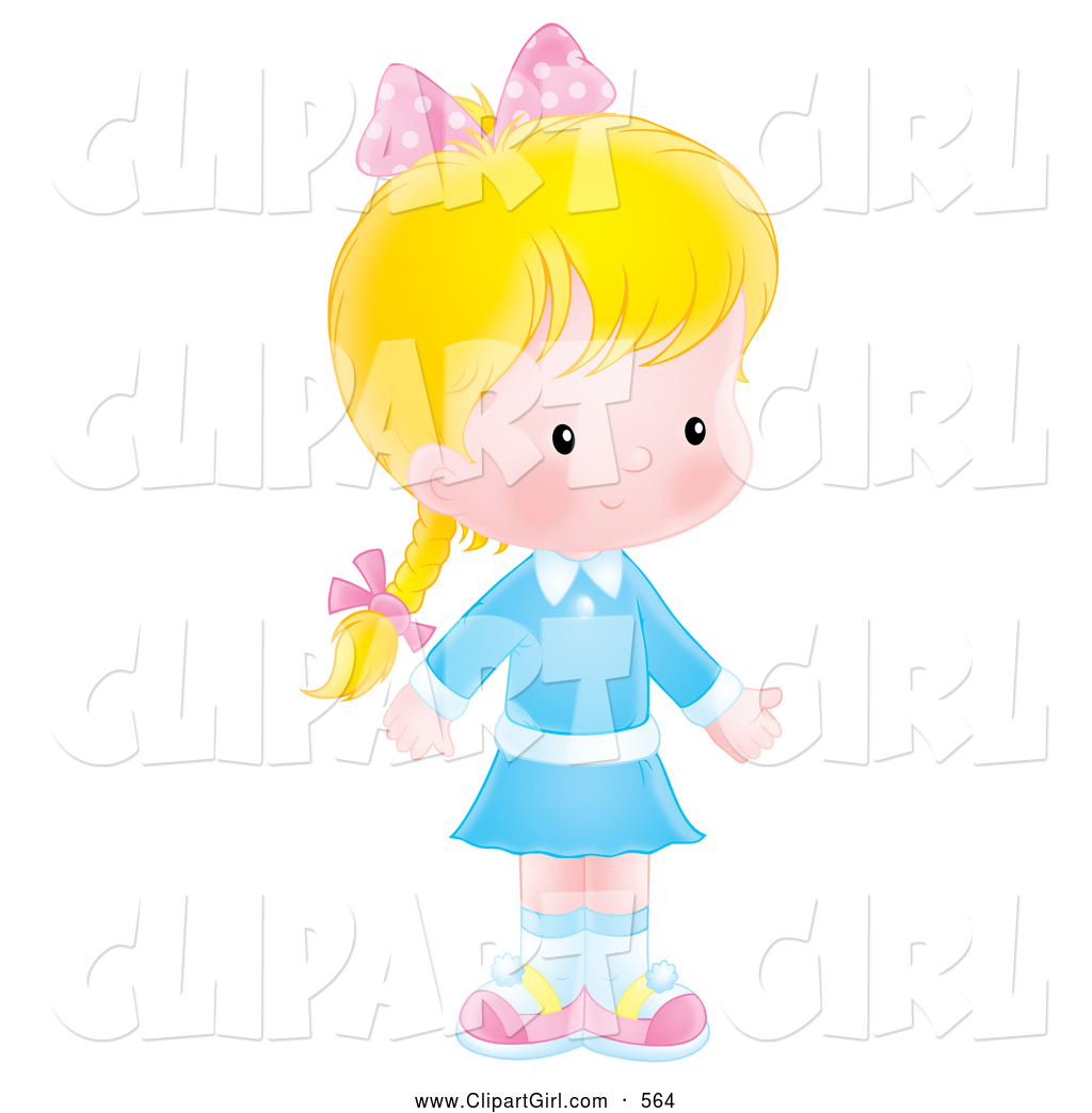 Shy clipart pink girl. Clip art of a