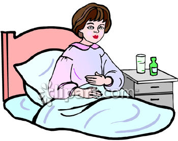  person clipartlook. Sick clipart sick lady
