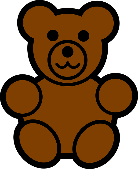 sick clipart teddy bear