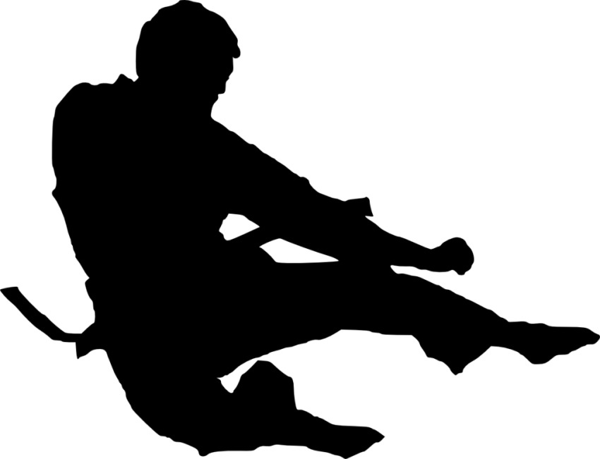 silhouette clipart karate