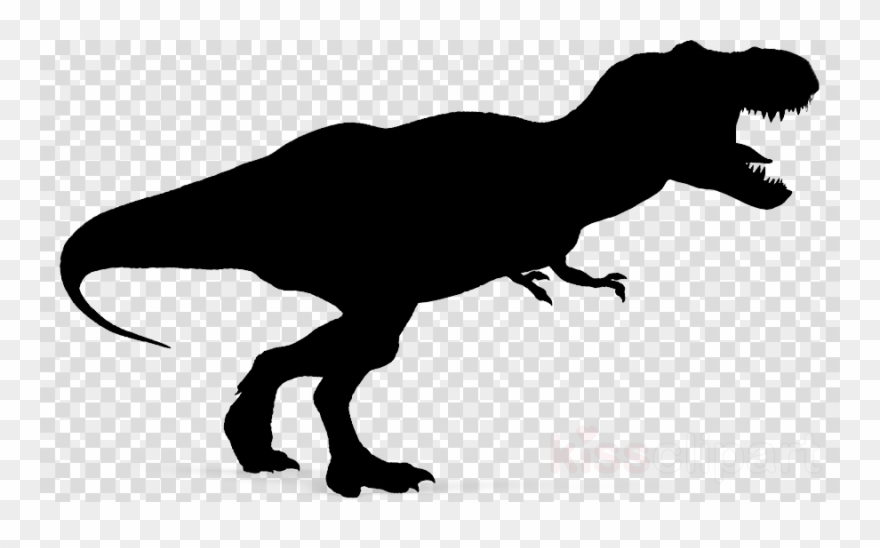 silhouette clipart t rex