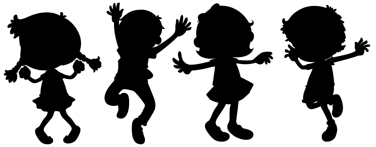 silhouette clipart toddler