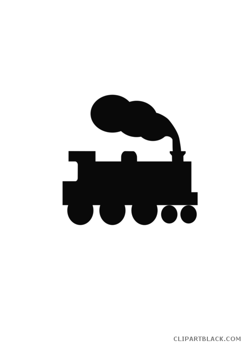 silhouette clipart train