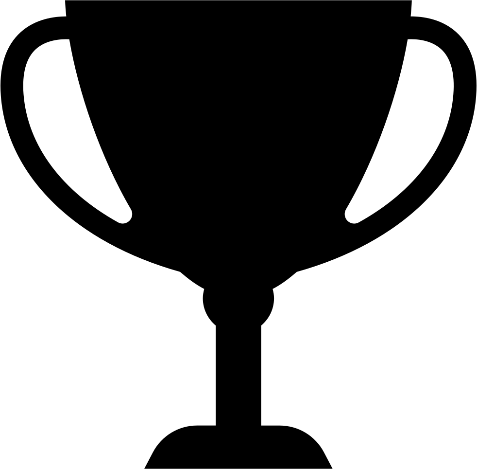Silhouette at getdrawings com. White clipart trophy