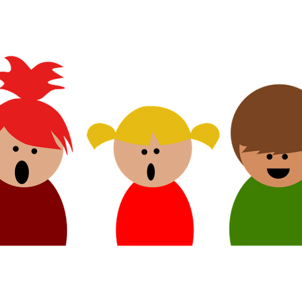 Singer childrens choir