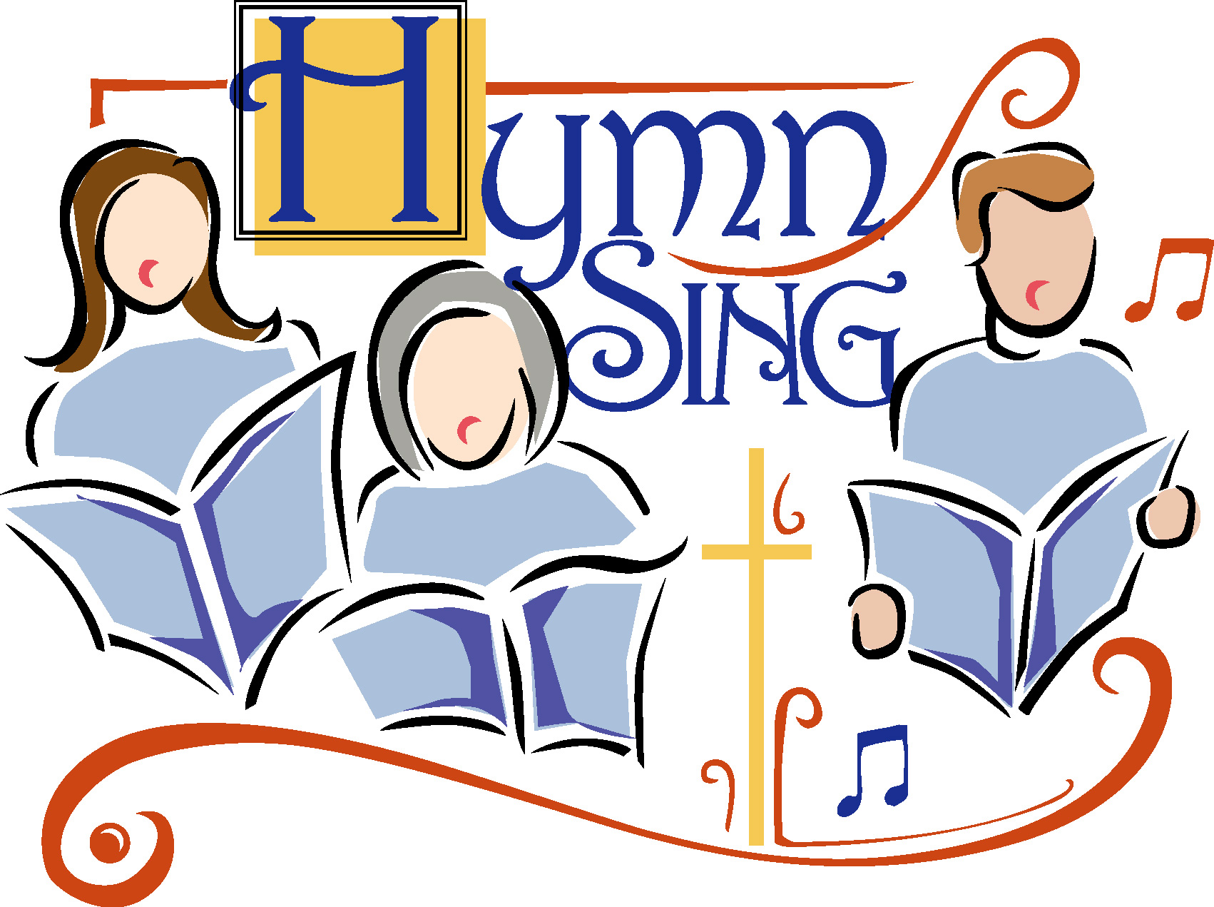 singer clipart hymn