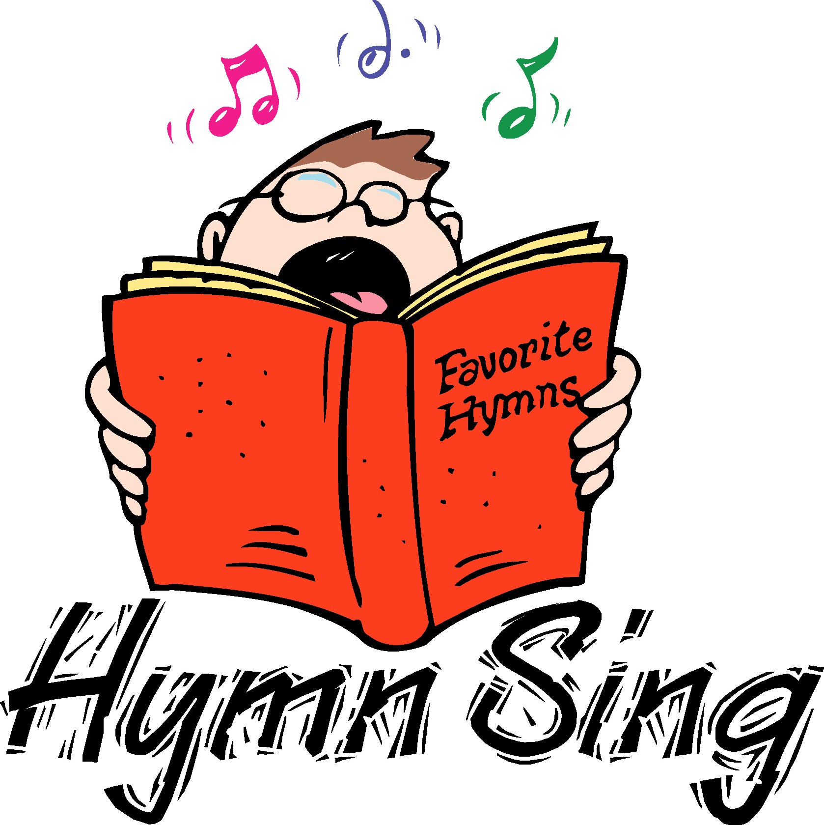 singer clipart hymn