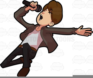 singer clipart pop singer