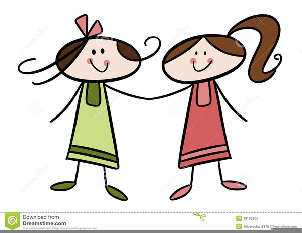 sisters clipart
