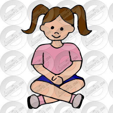 Picture for classroom therapy. Sit clipart