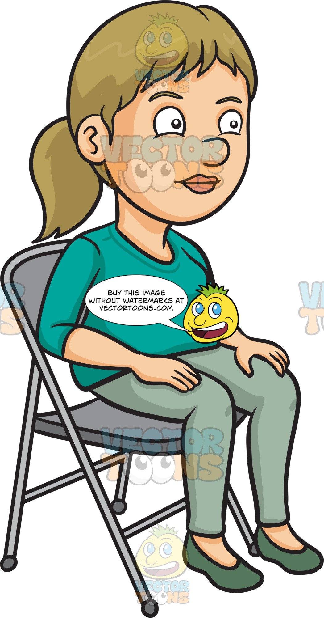 sit clipart lap