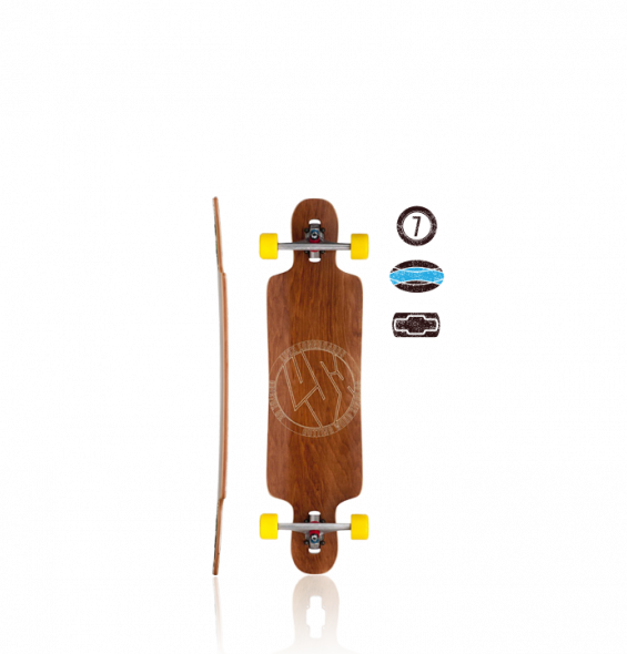 skate clipart longboard