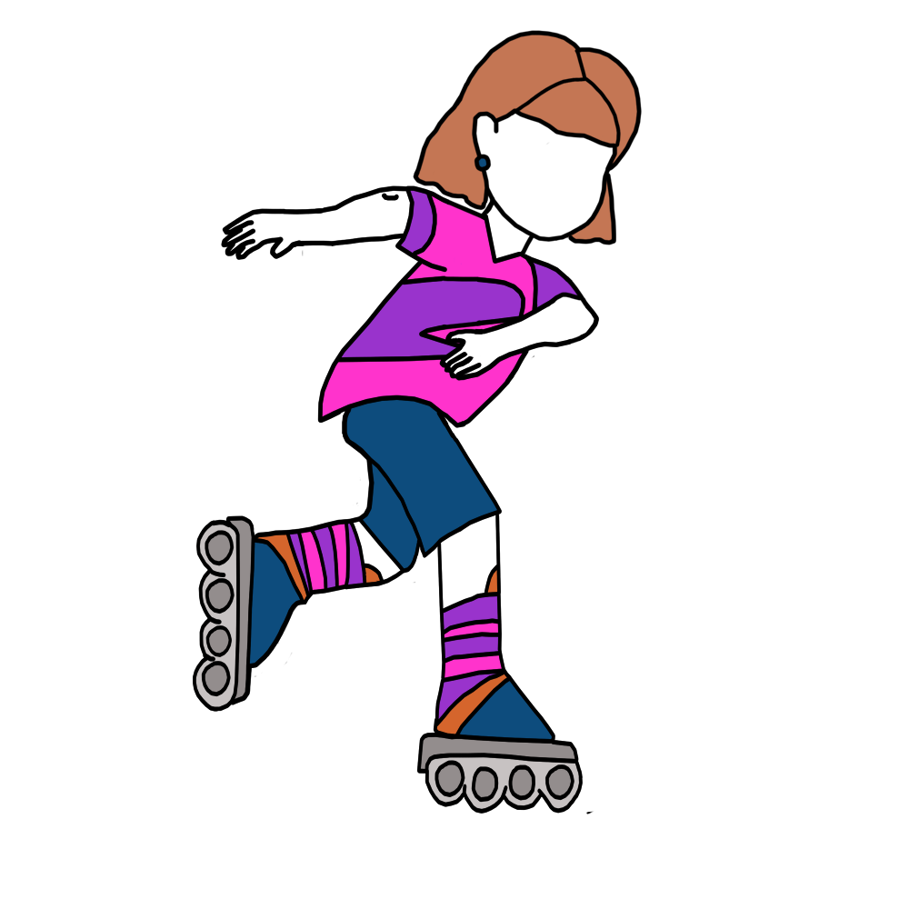 Roller skating girl birthday t shirt for.