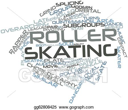 skate clipart word