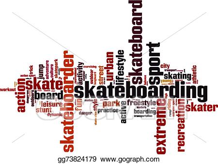 skate clipart word