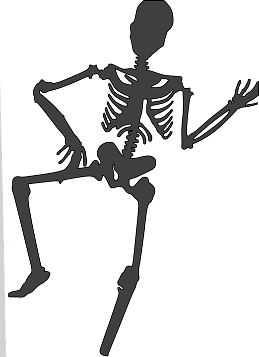 skeleton clipart bone density