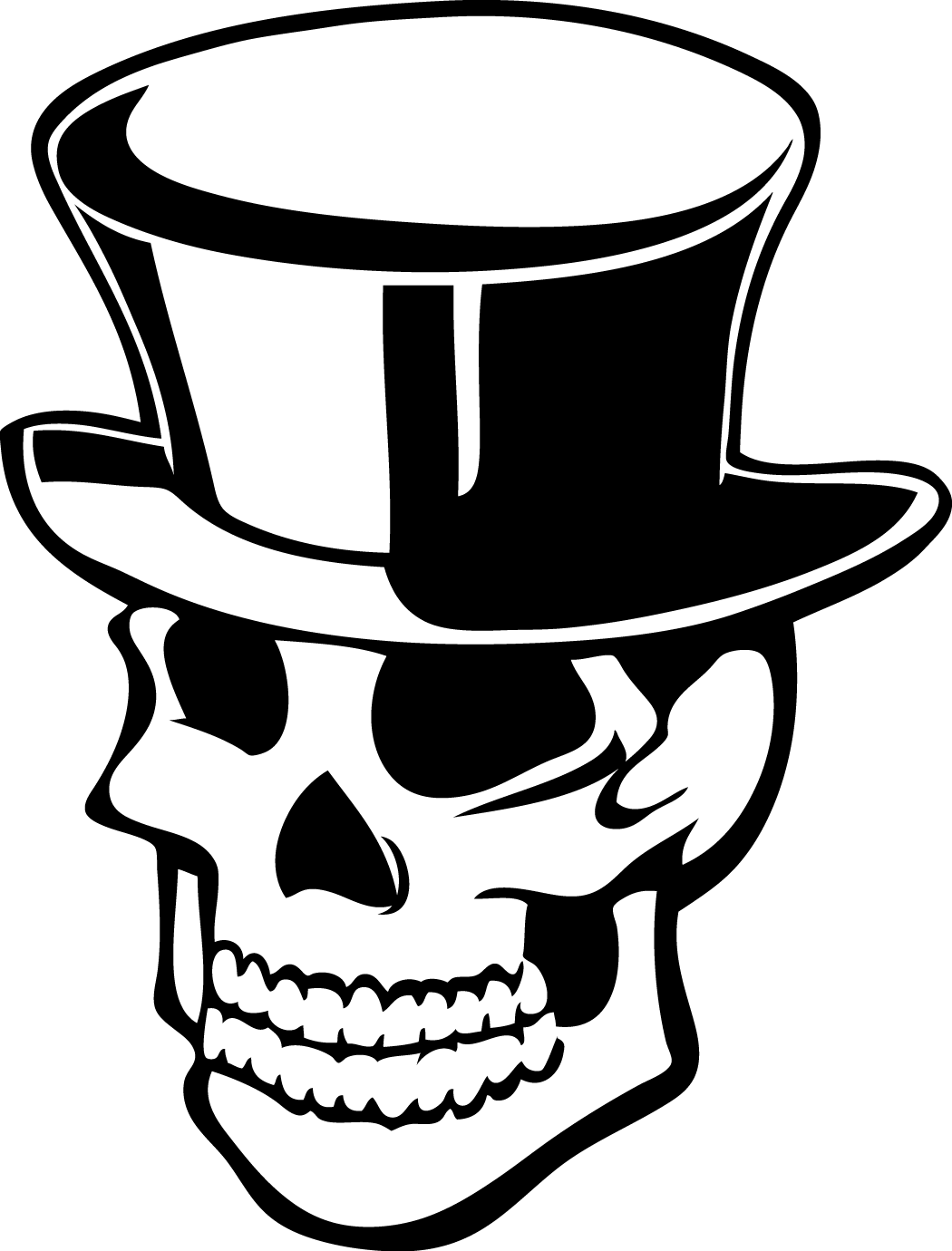 skeleton clipart cowboy