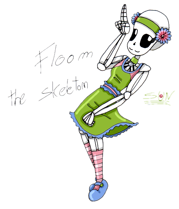 skeleton clipart doodle