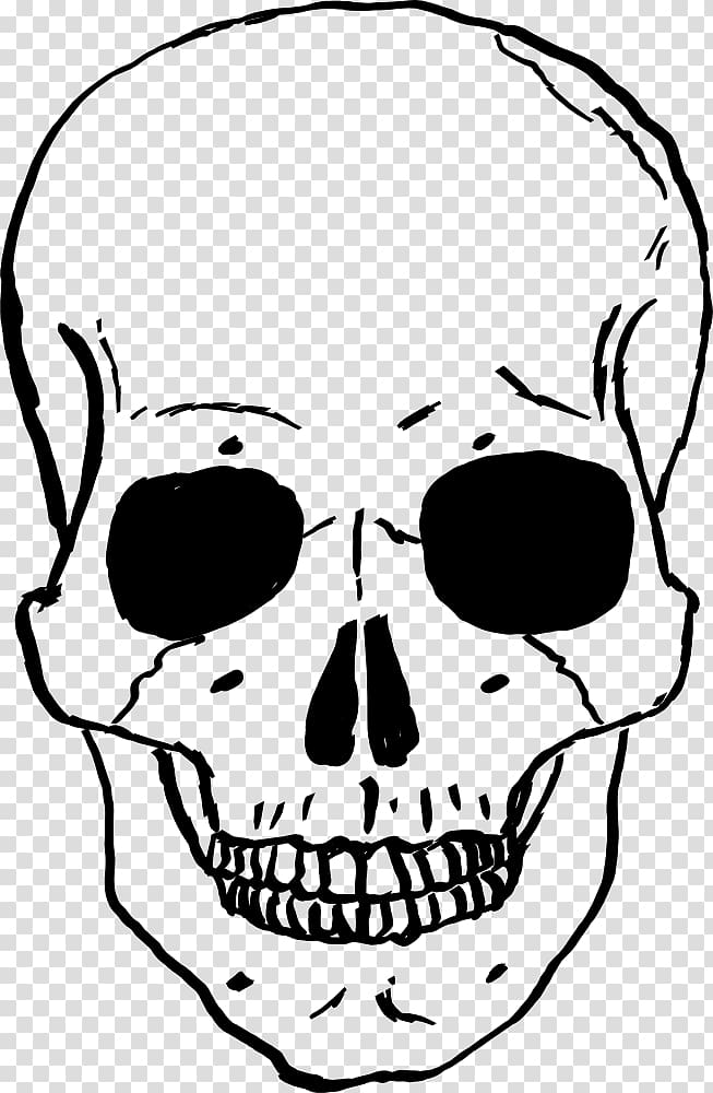 skeleton clipart face