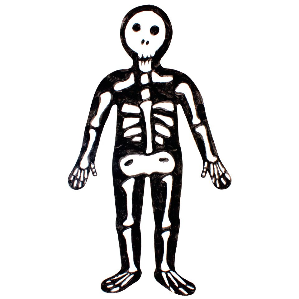 skeleton clipart full body