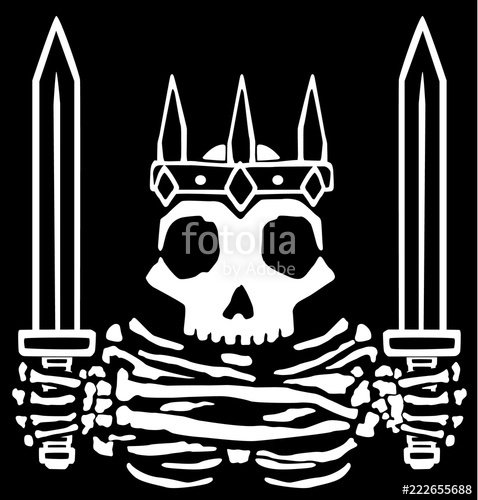 skeleton clipart medieval