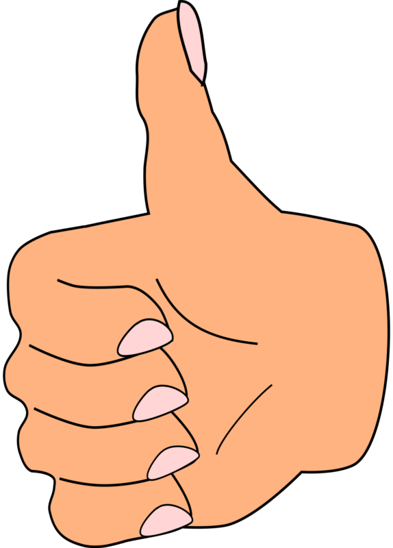 skeleton clipart thumbs up