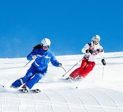 Skiing clipart group skiing. Free download clip art