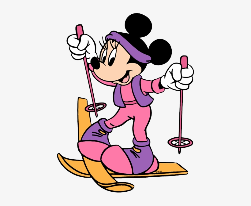 skis clipart mickey mouse