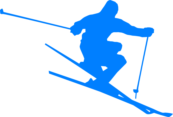 skiing clipart mountains
