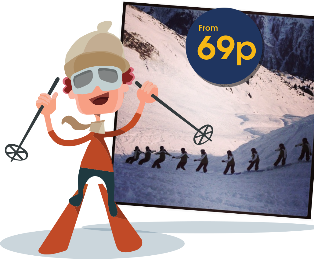 Skiing clipart retro. The ten best holiday