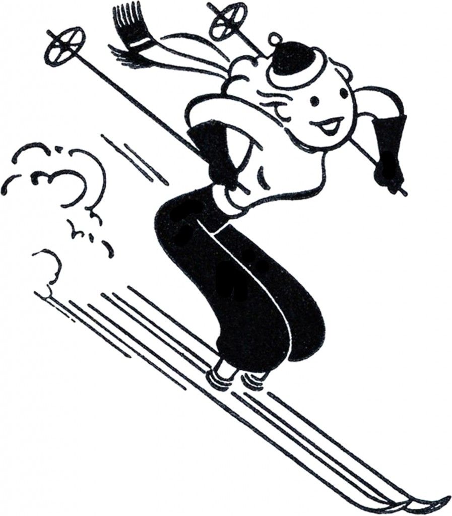 Pin by roz kravitz. Skiing clipart retro