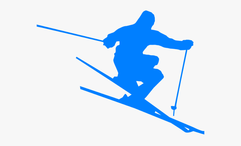 skiing clipart ski hill