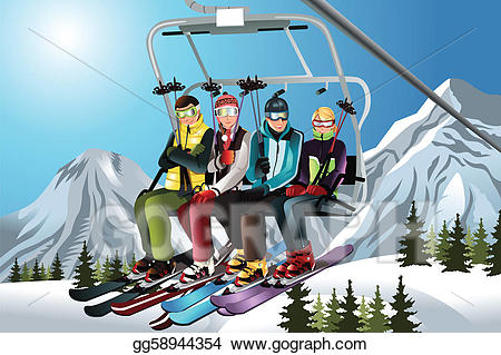 skiing clipart ski lift