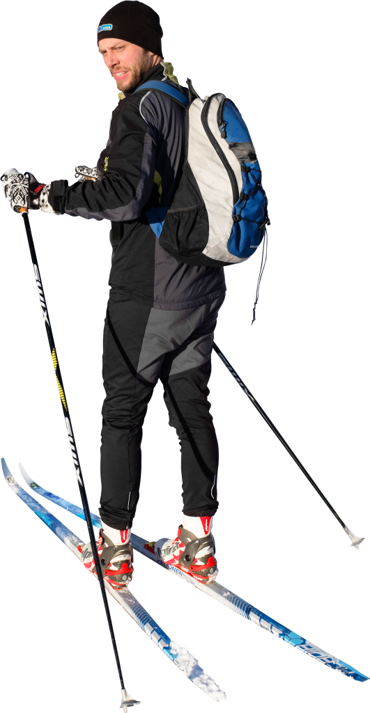 skiing clipart ski man