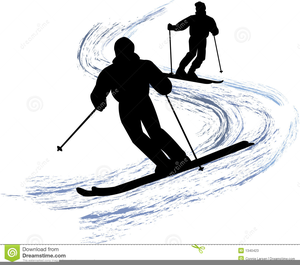 skiing clipart snow skiing