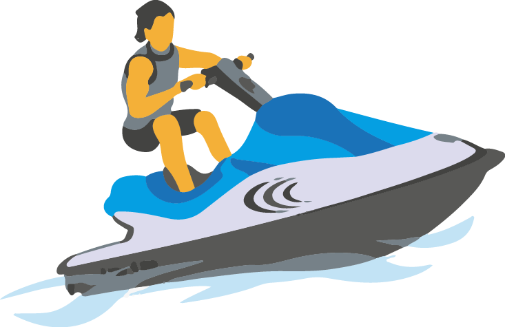 skiing clipart water ski