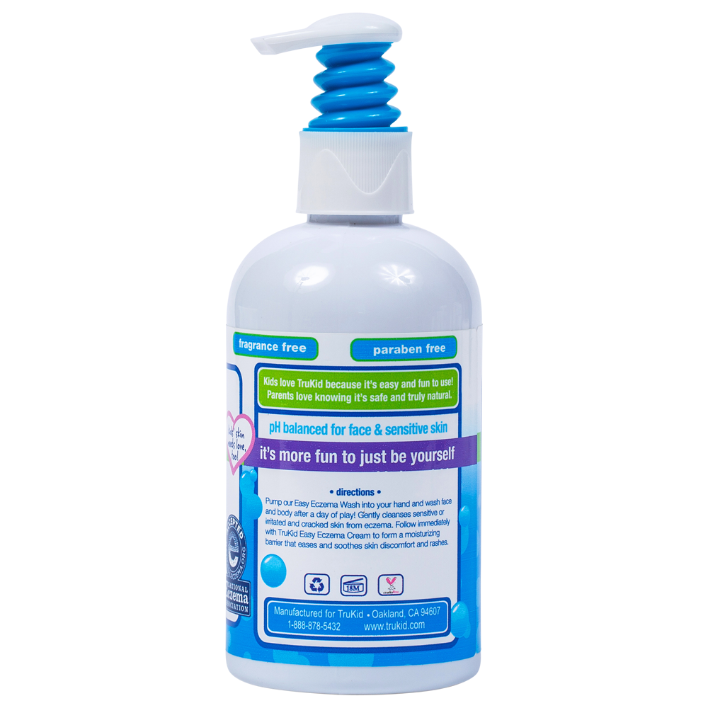 Trukid easy eczema soothing. Skin clipart clean body