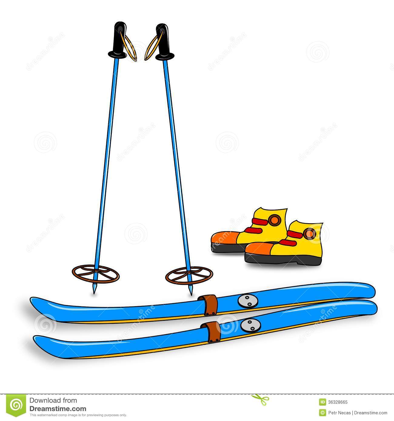 skis clipart ski gear