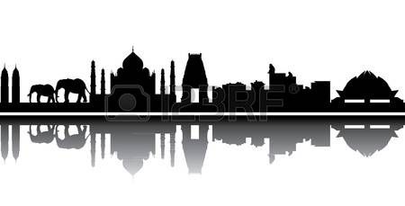 skyline clipart city india