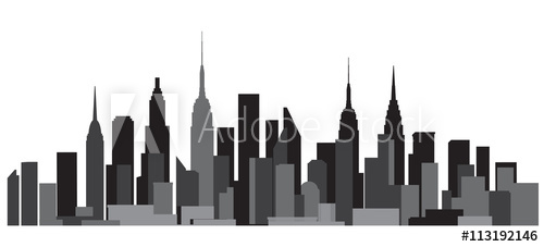 skyline clipart city scene