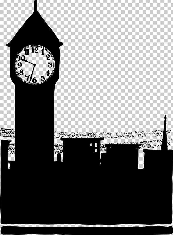 skyline clipart clock london