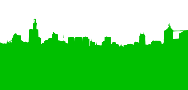 skyline clipart green