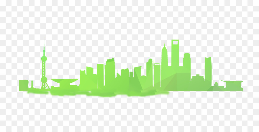 Skyline clipart green. City drawing cartoon 
