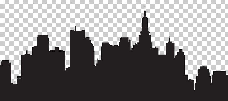 Skyline clipart large city. New york silhouette png