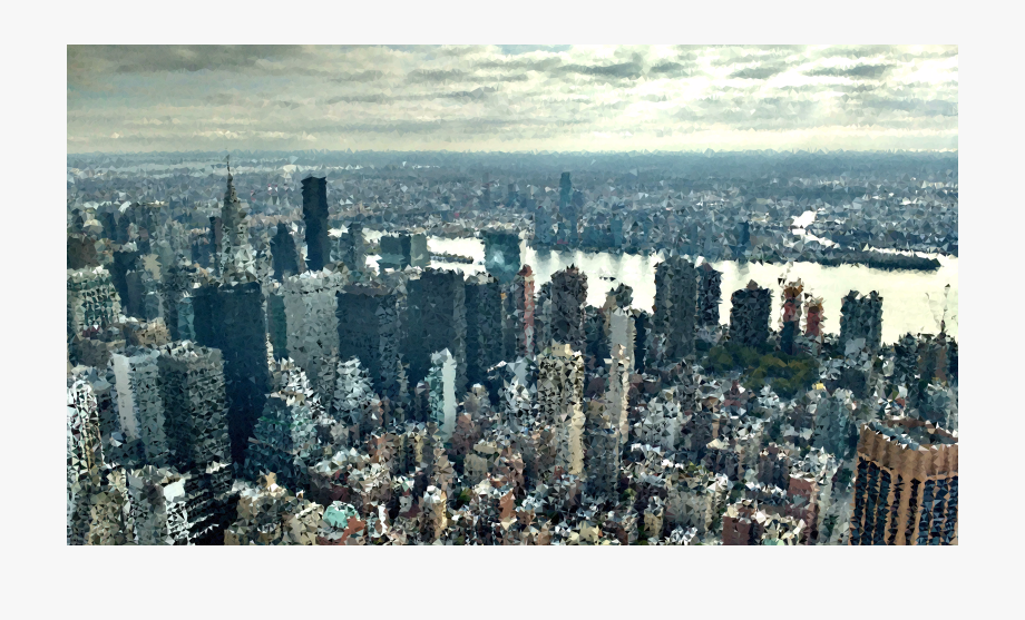 Skyline clipart metropolitan area. City new york 